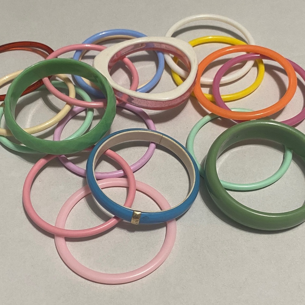 Vintage Multicolor Bangle Bracelets